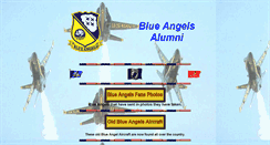 Desktop Screenshot of blueangels.org